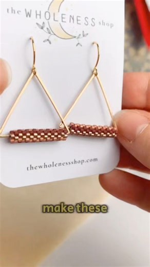 DIY: Beaded Peyote Tube Earrings Learn how to create beautiful earrings by attaching beaded peyote tubes to loops. The Wholeness Shop provides an easy-to-follow tutorial using the flat peyote stitch. If you're unfamiliar with this beading technique, don't worry. We have plenty of tutorials and patterns available on this page to help you get started. Please, scroll down. #lovebeads #peyotestitch #peyoteearrings #beadedpeyote #beadingpattern #beadingstitches #BeadingTutorials #beadedjewelry #beade