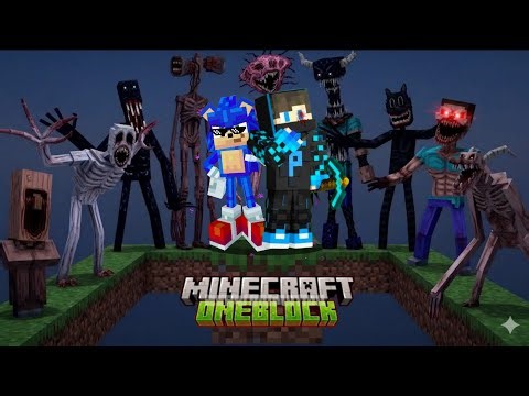 Can I Survive ONE BLOCK with Every Horror Mod? 😰