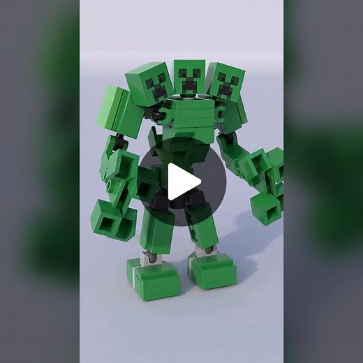 Building Lego Minecraft Robot - Fun Toy Machine