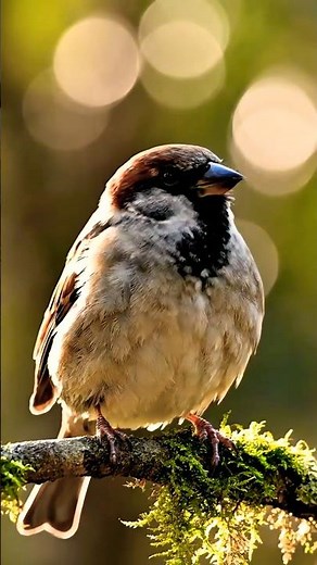 Elegant Sparrow Singing Nature's Melody 🎵