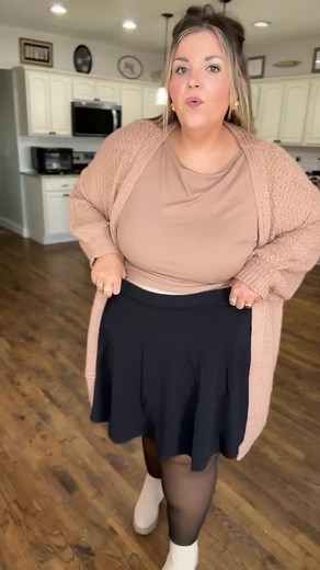 Cheyenne | Plus Size Mom, Life, Outfits | This skater skirt is plus size friendly and a wardrobe staple for me year round! Comment SHOP below to receive a DM with the link to this... | Instagram