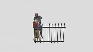Jason Voorhees Fence Animation - Download Free 3D model by JasonKills (@ITZCLIX2)