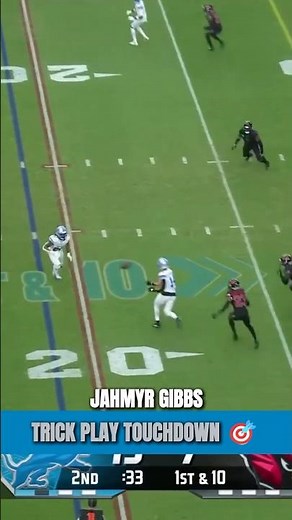 The Lions Ran the Hook & Ladder for a Touchdown! 😱