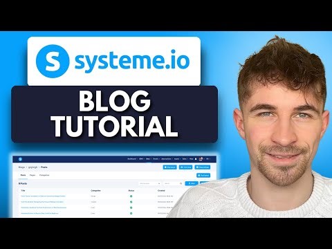 Systeme.io Blog Tutorial (2025) | How To Create A Free Website With Systeme.io
