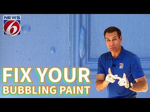 Paint bubbling? Sand it smooth. Here’s how