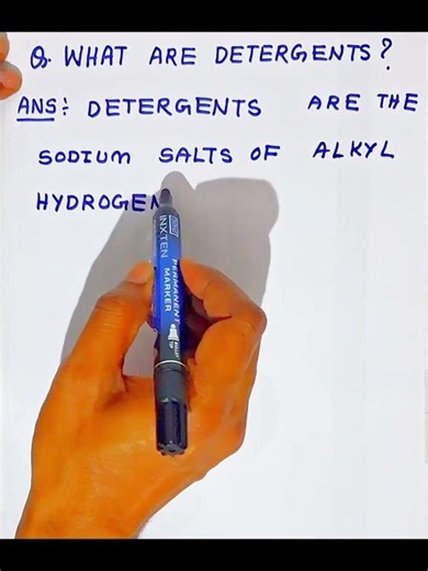 “What Are Detergents? 🤔 Class 12 Chemistry Explained!”