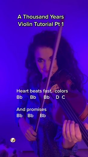 A Thousand Years Violin Tutorial for Wedding Songs
