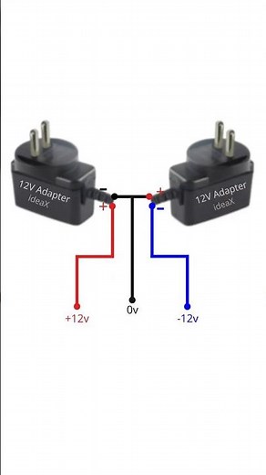 Make Dual Power Supply Without Transformer #electronics #ideax #diy #electronic