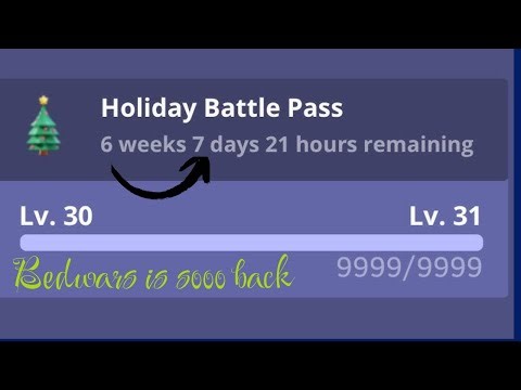 Best *FREE* kit to use to get to level 30 in Holiday Battle Pass (Roblox Bedwars)