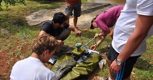 Poop-Hunting Crocodile Robot Dodges Hippo ... for Science!