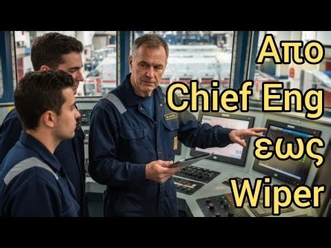 Ολες οι ειδικοτητες Μηχανοστασιου. Απο Α' ΜΗΧΑΝΙΚΟΣ ως ΚΑΘΑΡΙΣΤΗΣ.