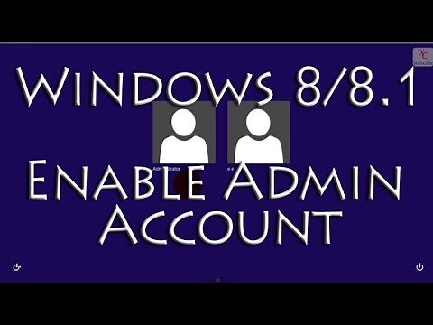 Enable the Built in Administrator Account in Windows 8 / 8.1