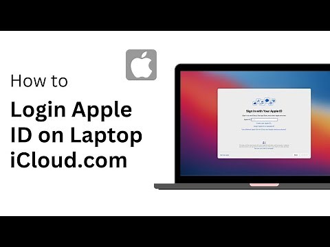 How To Login Apple ID Account On Laptop 2024 !