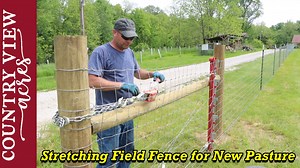 Stretching the first section of field Fence for our new pasture area. Bucket Seat: https://amzn.to/3lLB67K Knipex Cobolt Compact Bolt Cutters: https://amzn.to/39g0w8d Fence Stretcher Bar: https://kencove.com/fence/Stretcher Bar_detail_TSC4.php Gripple Torq Tool: https://amzn.to/3kX9AkV Gripple Fence Splice (Medium): https://amzn.to/3kOzzL9 Lock Jawz T-post Spring Clip: https://amzn.to/2J7DANO Easy Fence Barb Wire Unroller: https://amzn.to/39mDf4R Wire Gripper: https://amzn.to/2Wlt74s 2 Way Gate 