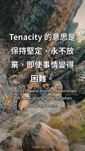 學會「TENACITY」— 永不放棄的人都有這個！🦉 | Learn "TENACITY" — The Word for People Who Never Quit