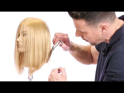 How to Cut a Lob with Layers - TheSalonGuy