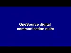 OneSource Digital Communication Suite