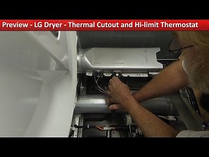 LG Dryer - Will Not Heat - Thermal Cutout Repair
