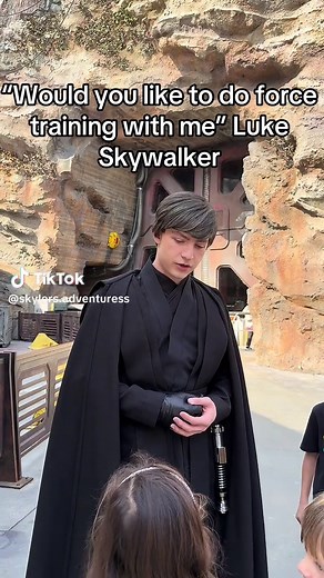 Luke Skywalker Force Training Experience at Disneyland