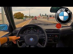 BMW E30 320i (1990) - POV Drive (4K) | Classic BMW Experience!