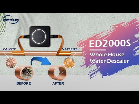 Hard Water Treatment - Meet iSpring ED2000S Whole House Water Descaler | Saltless Water Softener