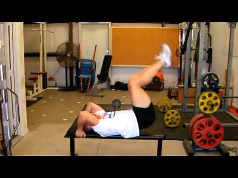 Incline Crunches Exercise