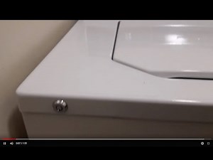 How to open a GE coin operated washer cabinet.