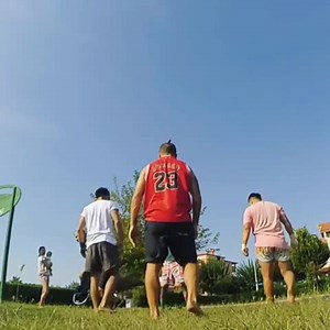 Collab extremeIG - Guy does cheerleading backflip stunt on human tower and fails, then lands, Los Angeles, CA - 25 Oct 2019