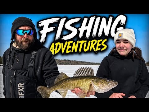 Overnight Ice Fishing Adventure: Crappie & Walleye on the Frozen Lake!