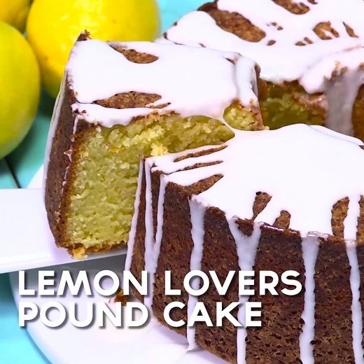 This INCREDIBLE glazed lemon pound cake is scrumptious to the very last crumb! Get the full recipe here: http://www.melissassouthernstylekitchen.com/lemon-lovers-pound-cake/ | Melissa's Southern Style Kitchen
