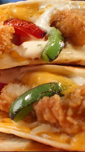 Both Chicken Bacon Ranch and Chicken Fajita come packed with crispy chicken fingerz, melty cheese, and a whole lotta sauce. | Zaxbys
