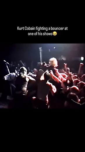 𝕒𝕟𝕘𝕖𝕝𝕤 𝕓𝕣𝕚𝕘𝕒𝕕𝕖👼 on Instagram: "Here’s an old clip of Kurt Cobain fighting a bouncer after he stage dived into a crown at one of his shows in the early 90s😂😭 . #kurt #kurtcobain #nirvana #smellsliketeenspirit #nevermind #fight #grunge #rock #rockandroll #music #band #livemusic #performance #guitar #davegrohl #pearljam #metal #alternativerock #aesthetic #artist #legend #cobain #art #community #indie #90s #throwback #fyp #reels #viral"