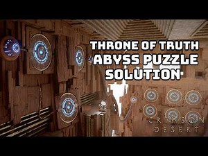 How To Complete Throne of Truth Abyss Puzzle in Crimson Desert