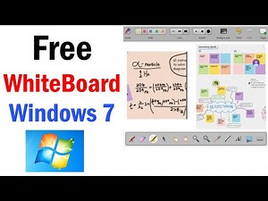 How To Download and Install Whiteboard On Windows 7 | How to use Whiteboard on Windows 7 #WhiteBoard
