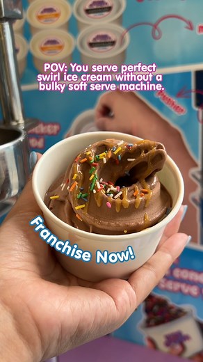 Start your ice cream biz for only ₱50K! Serve perfect swirls—no bulky machine needed. Franchise with us today! 🍦✨ 📩 Send your inquiry to: franchise.nicecream@thecheesygroup.com #franchiseopportunity #franchisebusiness #franchise #icecreamfranchise #icecream #NiceCreamPH | NiceCream Philippines