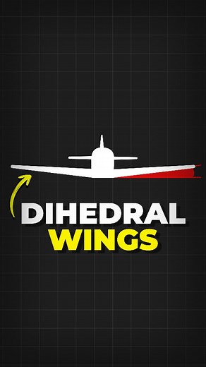 AeroShorts ✈️ on Instagram: "🛩️ What is Dihedral? Ever wondered why airplane wings tilt upwards? 🤔✈️ That small upward angle – called dihedral – helps keep the plane stable in the air 💨⚖️ In this video, I explain it in a super simple way – perfect for beginners, student pilots, or anyone who's just curious about how flying works 🧠✈️ 📚 Aviation doesn’t have to be complicated – let’s break it down together! 🎥 Watch, learn & level up your flight knowledge. #avgeek #aviation #plane #pilot #air