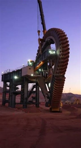 Unveiling the Giant: Subterranean Strip Mining Machine in Action