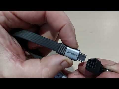 LINKUP – Cable USB 4 Ver 2 80Gbps 17,5cm Estilo Llavero, Se sale con facilidad pero aun así muy prác