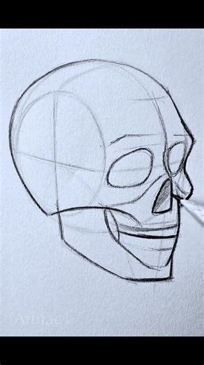 How to draw a side profile anatomy ? #drawing #artist #art #pencildrawing | Artifac Dipak