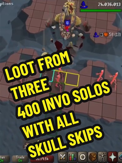 LOOT FROM THREE 400 SOLOS AT TOA WITH ALL SKULL SKIPS AT WARDENS #osrs #oldschoolrunescape #runescape #raid #toa