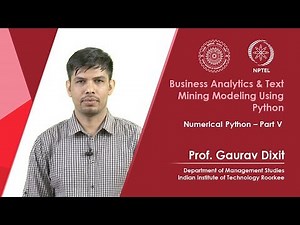 Numerical Python Part V