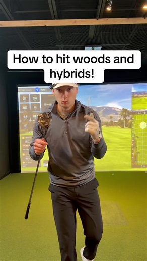 You guys asked so here it is! How to hit woods and hybrids! #golfswingtips #3wood #golfdrills #golftiktok