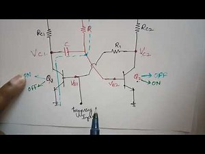 MONOSTABLE MULTIVIBRATOR USING TRANSISTORS