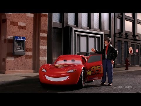 Robot Chicken - Michael Knight gets inside Lightning McQueen