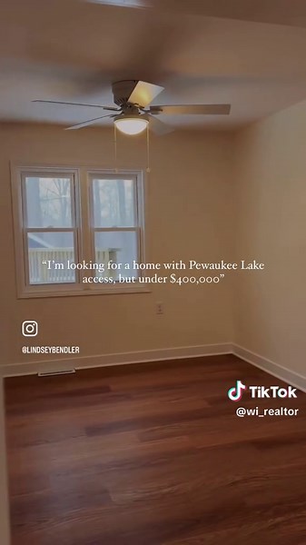 Lake living in this cozy remodeled home! #lake #home #winter #realestate #wisco