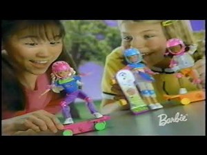 Awesome Skateboard Stacie Barbie Doll Toy TV Commercial