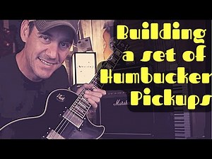 DIY PAF Style Pickup Build, How to build Humbuckers. Potting and Winding Humbucker Pickups