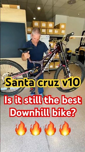 🔥Is the Santa Cruz V10 still the best downhill bike?🚵🏻‍♂️ #allmountainstyle #downhill