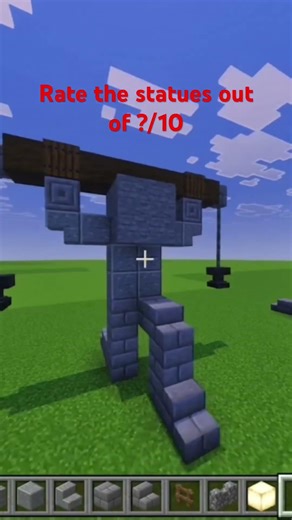 Minecraft statues #minecraft #minecraftcreative