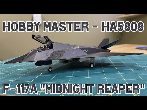 Unboxing of Hobby Master 1:72 Diecast HA5808 Lockheed F-117A Nighthawk #86-0839 Midnight Reaper